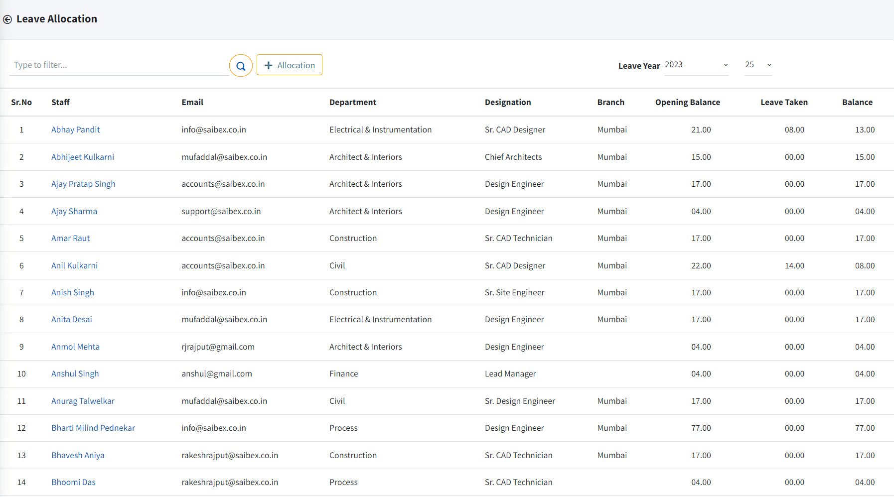 Leave & Expense Management — JTMS Employee Timesheet Software
